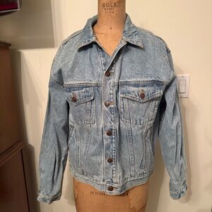 Vintage Jordache Denim Medium Wash Trucker Jacket